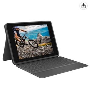 Logitech Rugged Folio - iPad Protective Keyboard Case